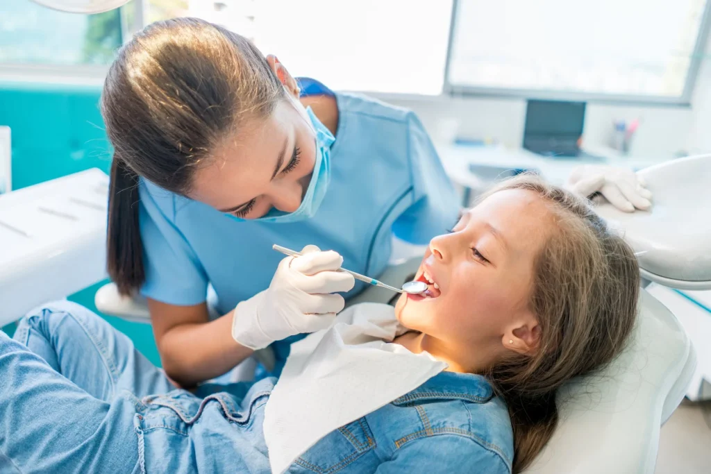 bambina dentista