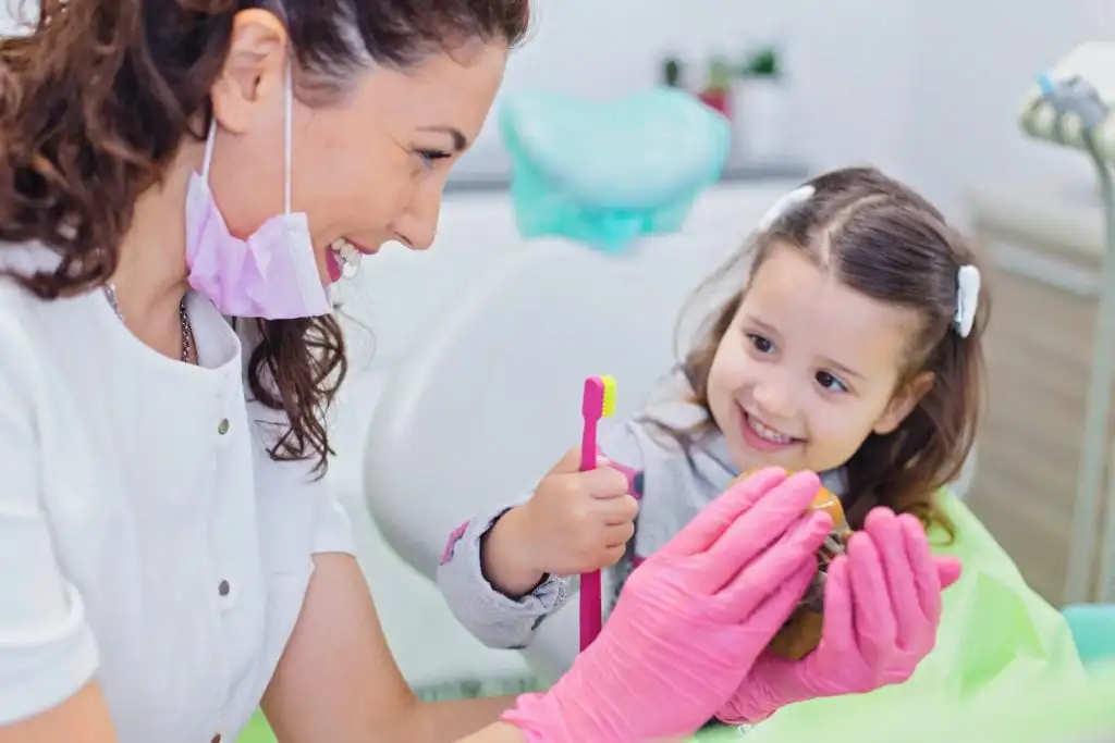 dentista e bambina